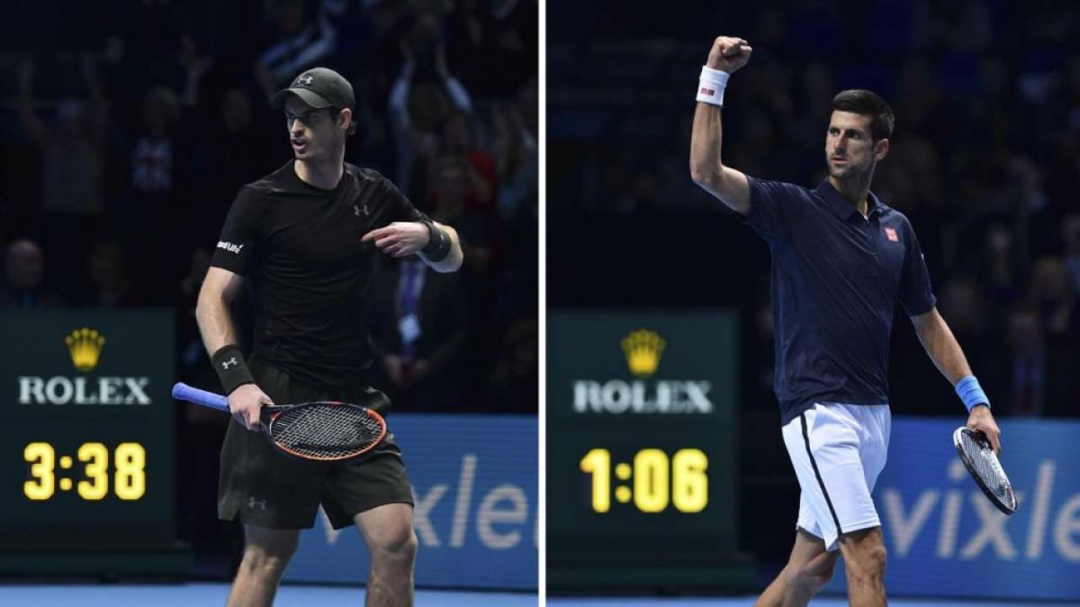 Murray, Djokovic heading towards final showdown in London